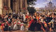 unknow artist Infresso dell'Imperatore Francesco I d'Austria in Vienna il 16 luglio 1814, dopo la pace di Parigi Spain oil painting artist